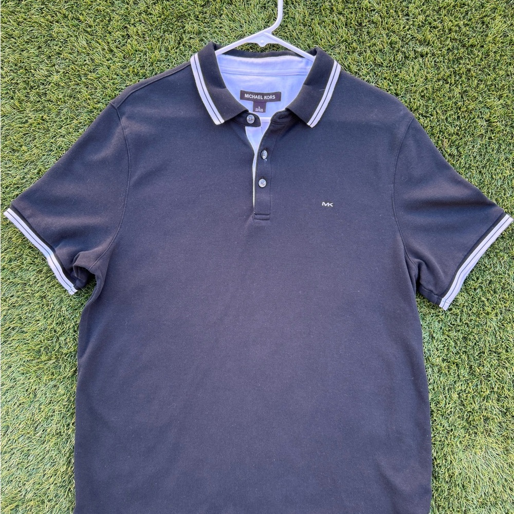 Michael Kors Black Polo Shirt